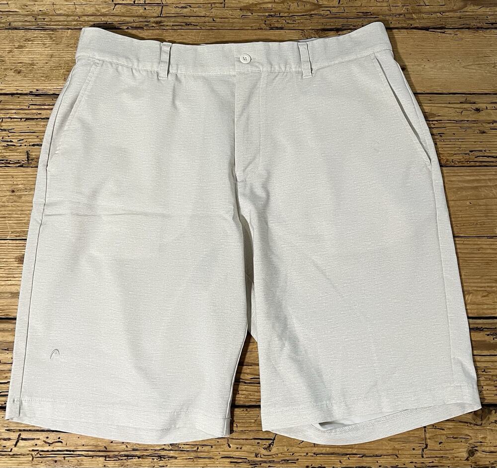Head Golf Men’s Size 34 Beige Chino Flat Front Shorts - NWOT